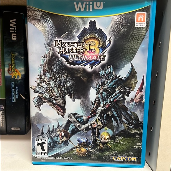 Nintendo Blue Wii U Game Monster Hunter 3 Ultimate